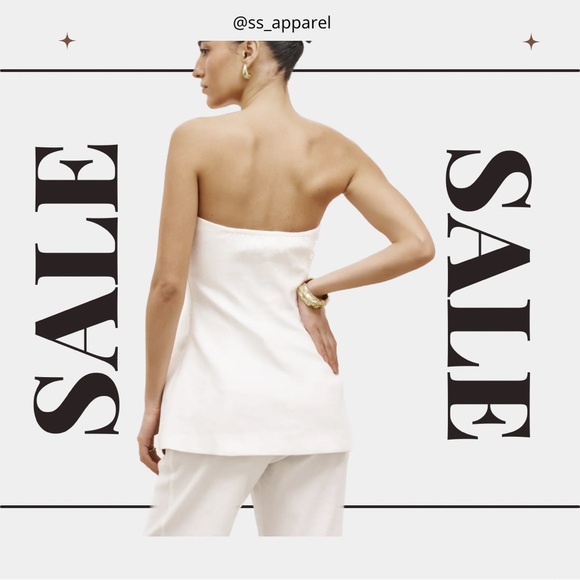 BOA. STRAPLESS LINEN A LINE BODICE - Picture 2 of 9